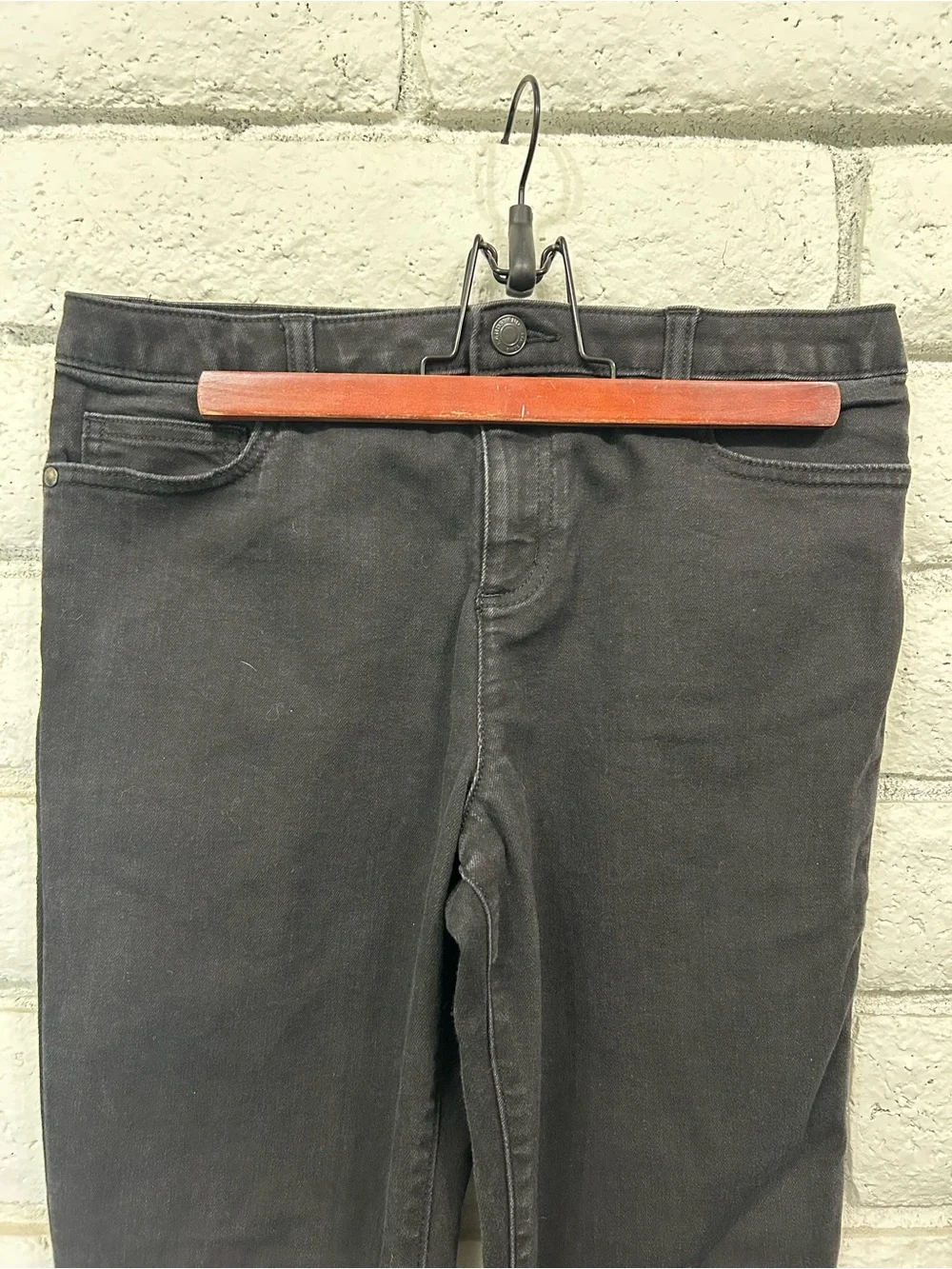 Lands' End Kids Black Skinny Jeans Girls Size 16